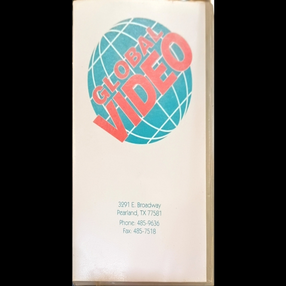 Pearland Texas video rental store -Global Video- vhs tape&case The Royal Wedding